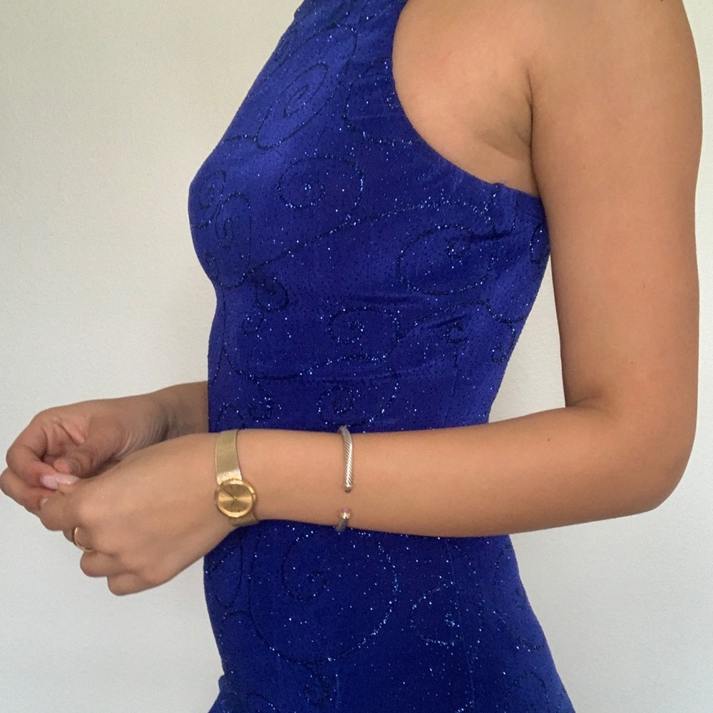 Vintage Royal Blue Gown